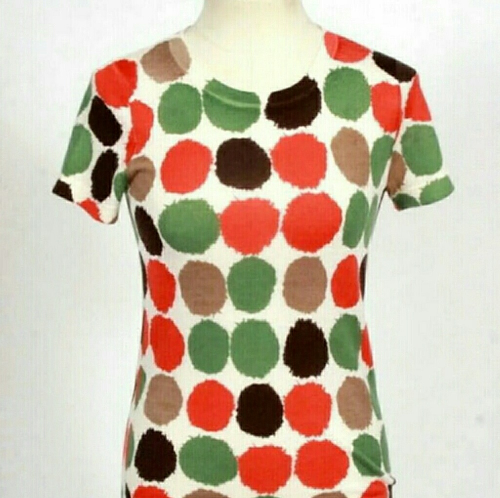 J. Crew polka dot Merino wool Sweater. S